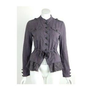 Greyish Purple Lavender Free People Emilia Jacket